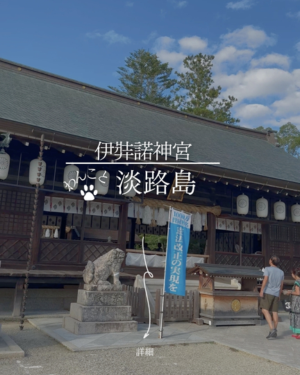 伊弉諾神宮｜犬連れ参拝OK｜大型犬OKの格式ある神宮参拝