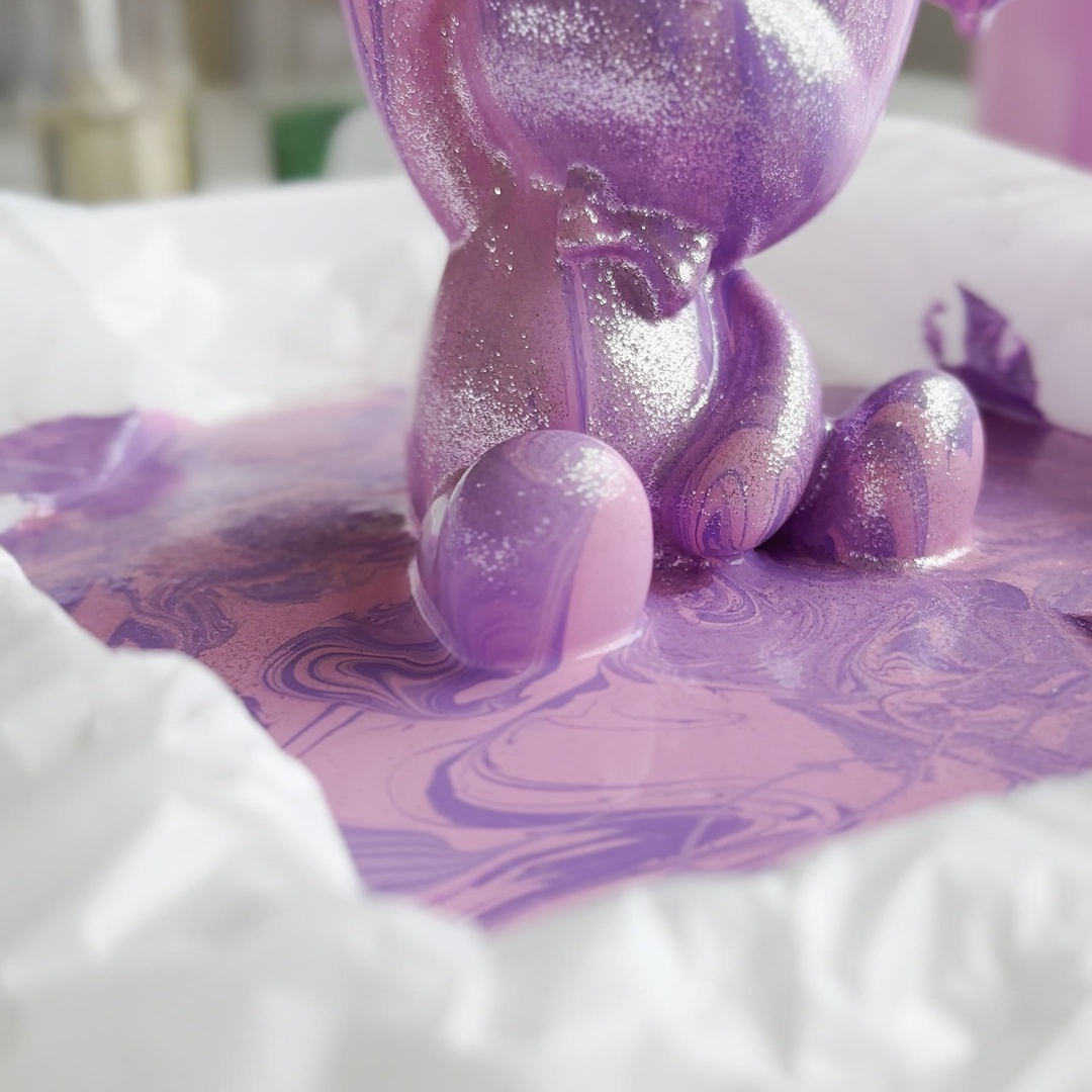 MYBEAR STUDIO 淡路島 ラベンダーベアアート完成