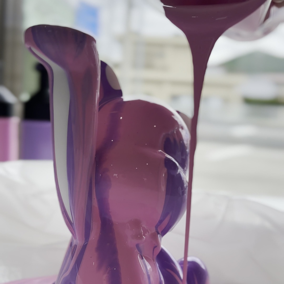 MYBEAR STUDIO 淡路島 ウサギポーリングアート