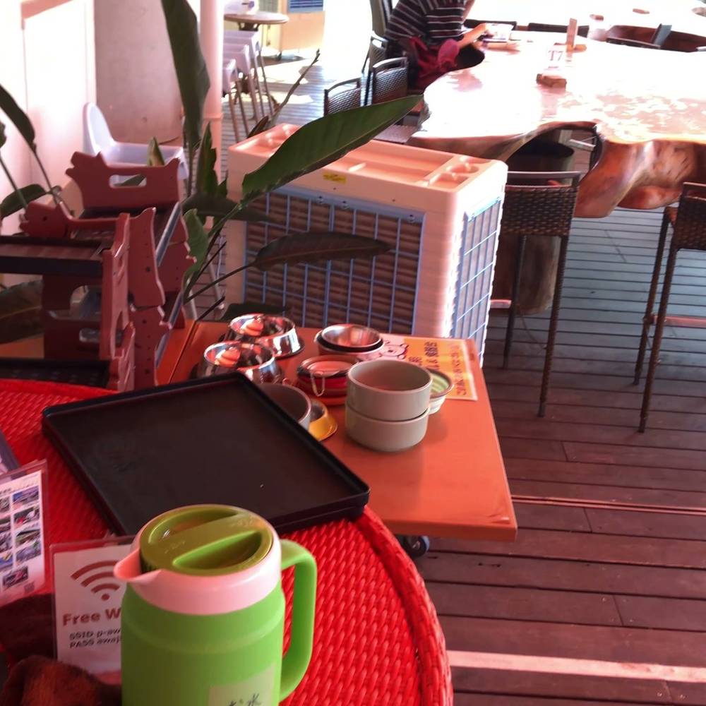 のじまスコーラ カフェ メニュー 料理 テラス