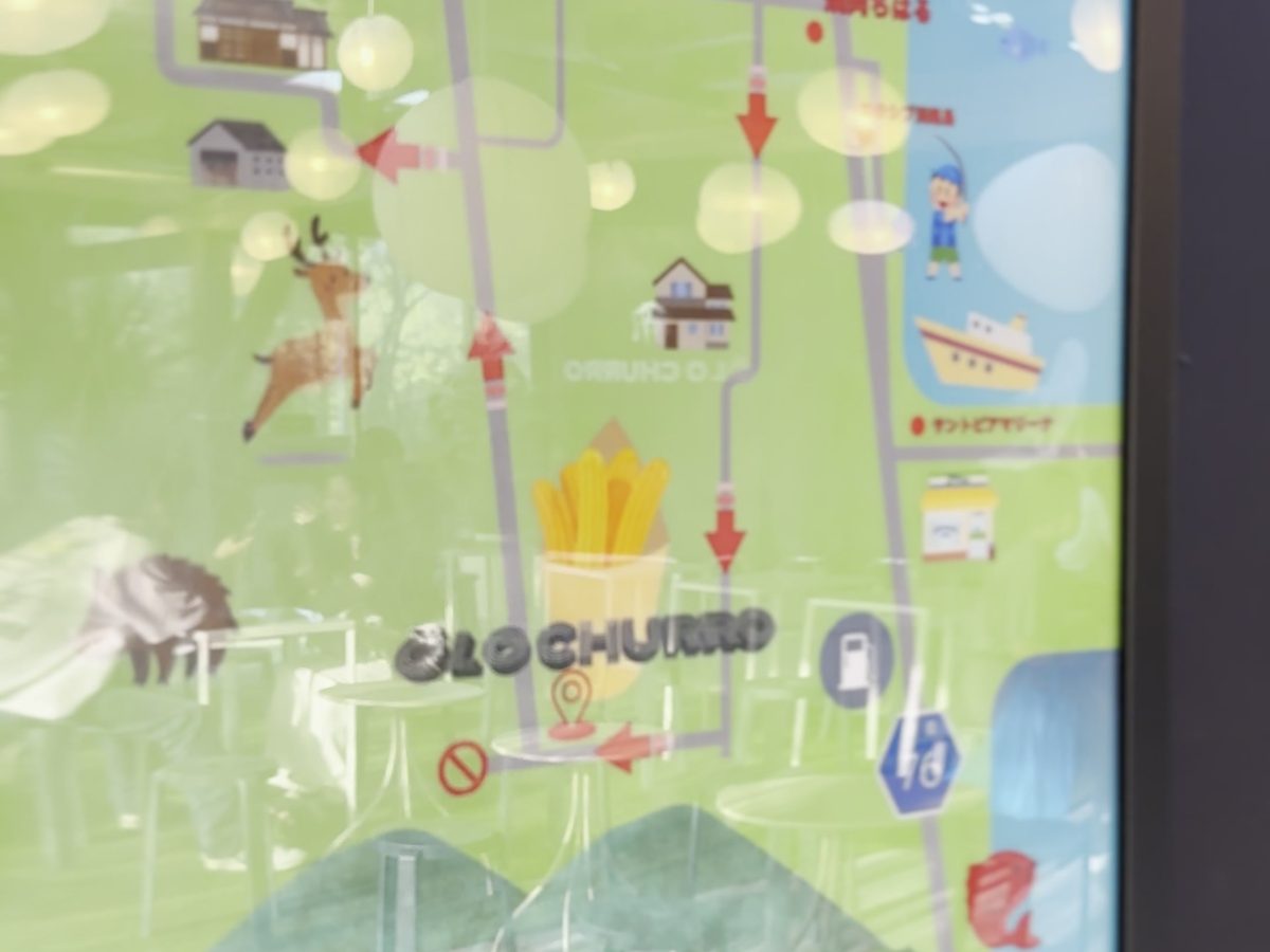 オロチュロへのアクセスMAP 看板 淡路島