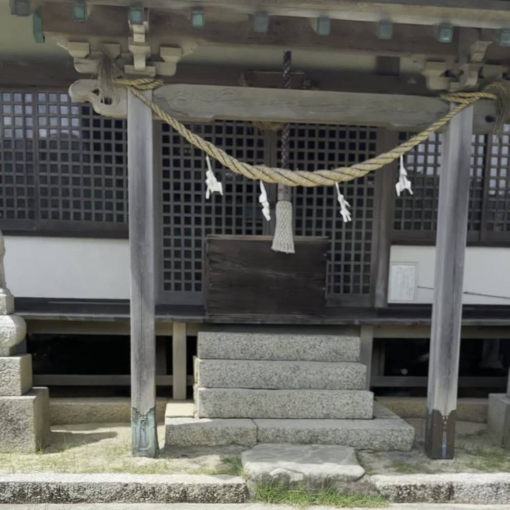 西濱大明神 拝殿 正面 明神岬 淡路島