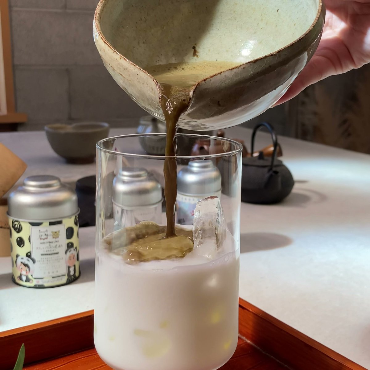 坂道茶家つきよみ お茶菓子セット ドリンク 和