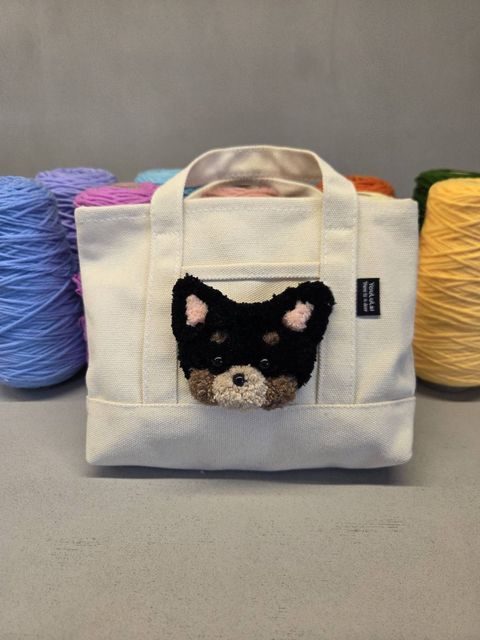 たふたふ うちの子トート タフティング 淡路島 DOG STATION